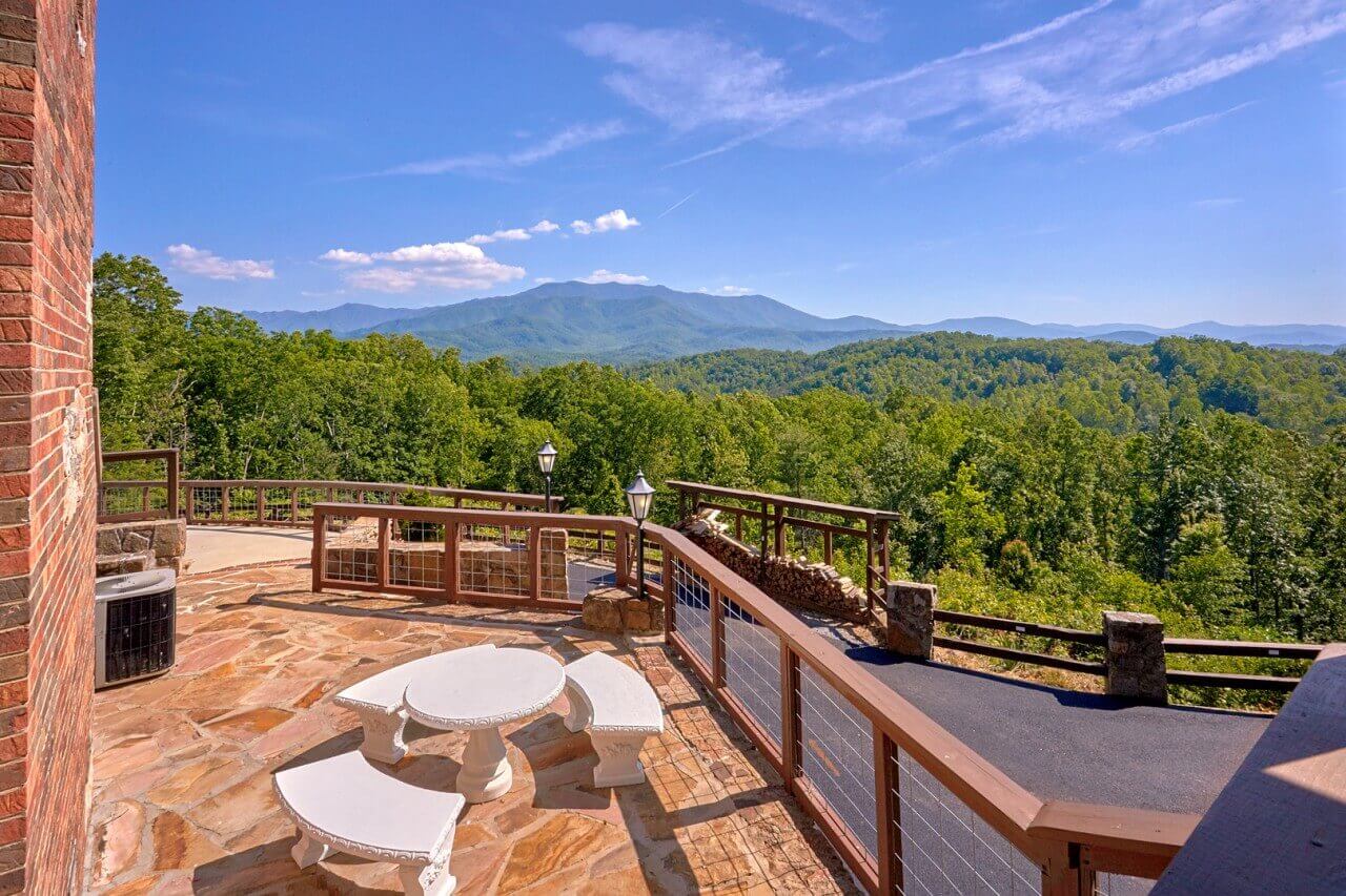 Mountain View Mansion Cabin In Gatlinburg Elk Springs Resort